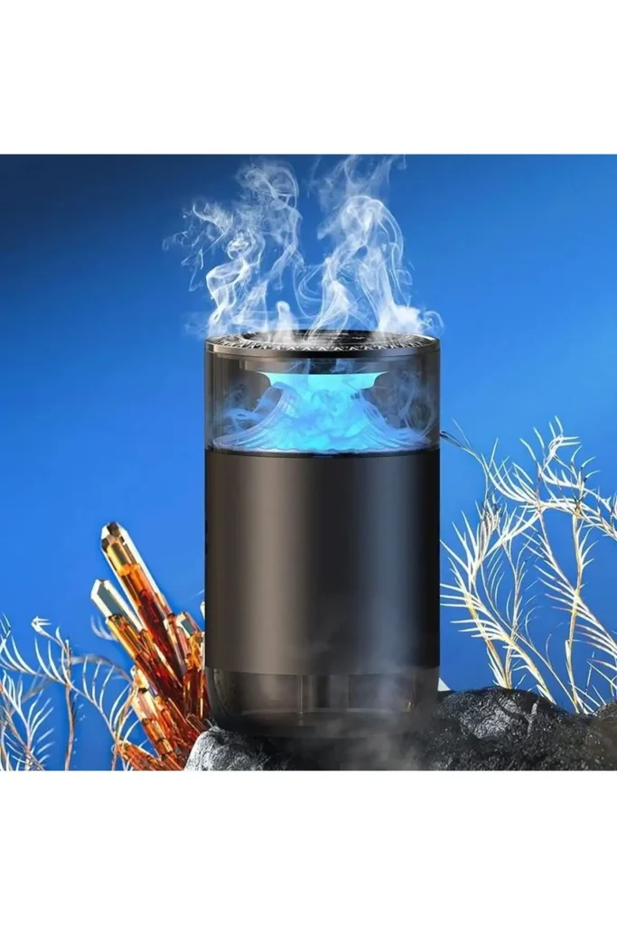 دستگاه بخور و خوشبو کننده محیط با نور LED - اسپری خوشبوکننده اتاق و از بین برنده بوی داخل خودرو - 8419