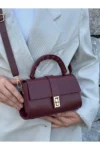 کیف دستی و دوشی زنانه نورا مدل بوردو - 9642