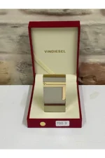 فندک شخصی گازدار رنگ زرد و خاکستری - 9587