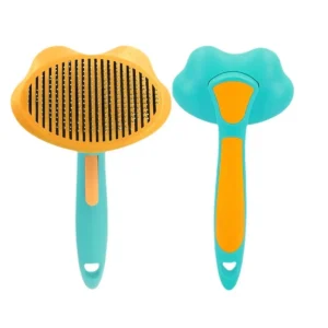 شانه حیوان خانگی با دسته و گوشه‌دار - 8649