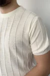 تی‌شرت بافتنی سفید - 8833