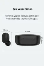 هدفون بلوتوث دات E6s با صدای HD و بیس اضافی و کیفیت بالای میکروفن - 9252