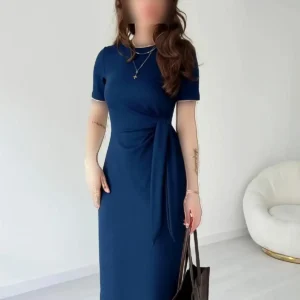 پیراهن با بند جانبی - 9073
