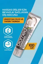 پودر دندان سوپر وایت (طبیعی، گیاهی، وگان و بدون فلوراید) 100 گرم - 8539