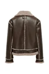 پالتو زنانه پلوش قهوه‌ای روشن مدل ONLBERTA SHEARLING JACKET OTW BF - 9450