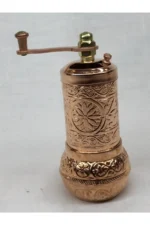 درخشان رنگی مسی، آسیاب کوچک فلفل سیاه به سبک عثمانی، آسیاب تزئینی دستی کوچک - 9530