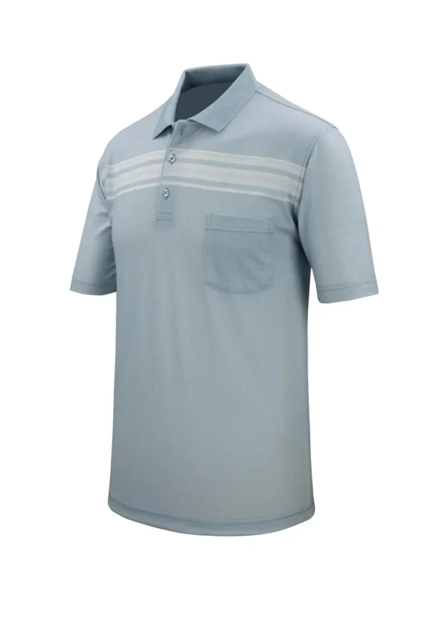 تیشرت مردانه یقه polo با دکمه و جیب - قالب کلاسیک - 8815