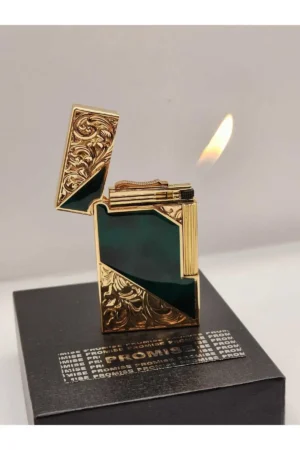 فندک گازی مدل پرومیس با طرح گلدوزی - 9603