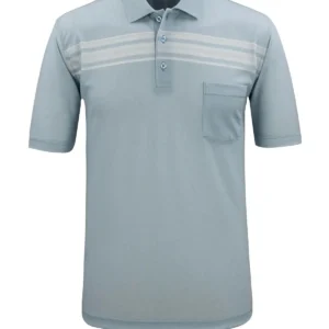 تیشرت مردانه یقه polo با دکمه و جیب - قالب کلاسیک - 8815