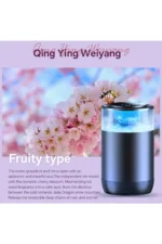 دستگاه بخور و خوشبو کننده محیط با نور LED - اسپری خوشبوکننده اتاق و از بین برنده بوی داخل خودرو - 8419