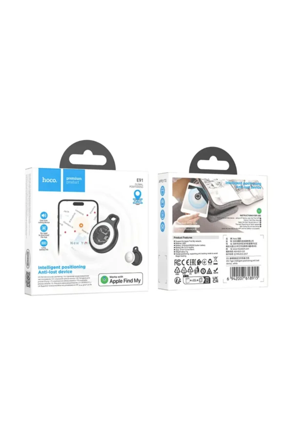 دستگاه ردیاب تیگر E91 ایرتگ با قابلیت هشدار صوتی، مناسب برای بزرگ‌سالان و کودکان - 8402