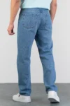 شلوار جین مردانه فیت بگی با برش آزاد و رنگ آبی روشن ۱۰۰٪ پنبه کریس - 9514