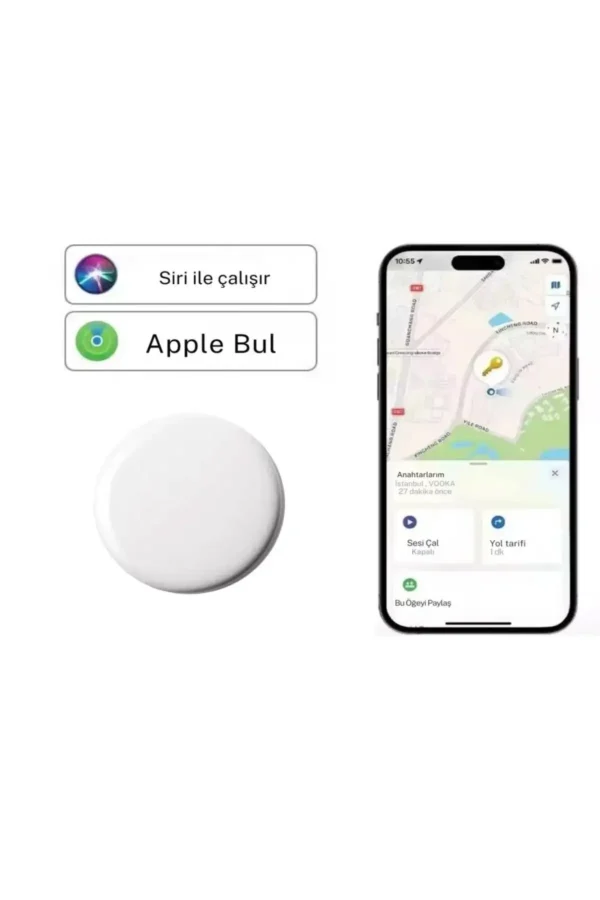 دستگاه پیگیری هوشمند، جاکلیدی ایرتگ GPS، iOS، اپلیکیشن پیدا کن، دستگاه پیگیری اشیاء قابل حمل - 8401