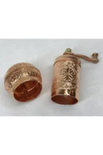 درخشان رنگی مسی، آسیاب کوچک فلفل سیاه به سبک عثمانی، آسیاب تزئینی دستی کوچک - 9530