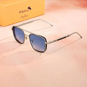 عینک آفتابی مردانه PLG-2093C3 با محافظت UV400 و فریم فلزی، رنگ بدنه آبی - 8453