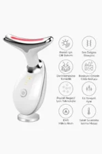 دستگاه ماساژ گردن و صورت – با نور LED، جریان میکرو EMS، گرمکن و ویبره - 8410