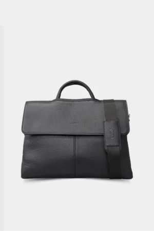 کیف مدارک چرم طبیعی مشکی مردانه / زنانه P1803 - 9693
