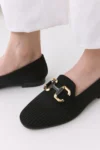 کفش لوفر زنانه مشکی 01AYY307870A100 - 9322