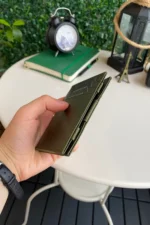 کیف پول سبز جادوگر با قابلیت حفاظت RFID از چرم طبیعی - لوتوس - 8480