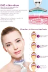 دستگاه ماساژ گردن و صورت – با نور LED، جریان میکرو EMS، گرمکن و ویبره - 8410