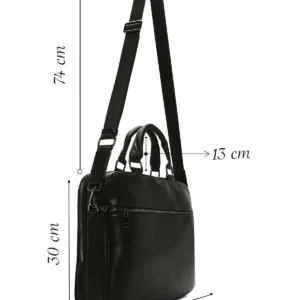 کیف اداری مردانه مشکی 22wbd320418 - 9702