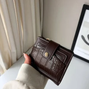 کیف پول چرمی مصنوعی قابل تفکیک متوسط دسته‌دار الایلا - 9521