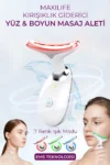 دستگاه ماساژ گردن و صورت – با نور LED، جریان میکرو EMS، گرمکن و ویبره - 8410