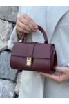 کیف دستی و دوشی زنانه نورا مدل بوردو - 9642