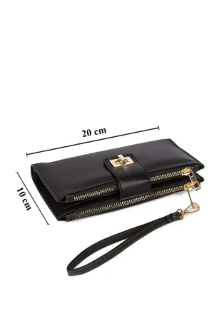 کیف بزرگ زنانه با قفل - 9526