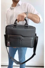 کیف مستندات و لپ‌تاپ چرم اصل مدل لوکس با کیفیت ویژه (40×29 سانتی‌متر) - 9706