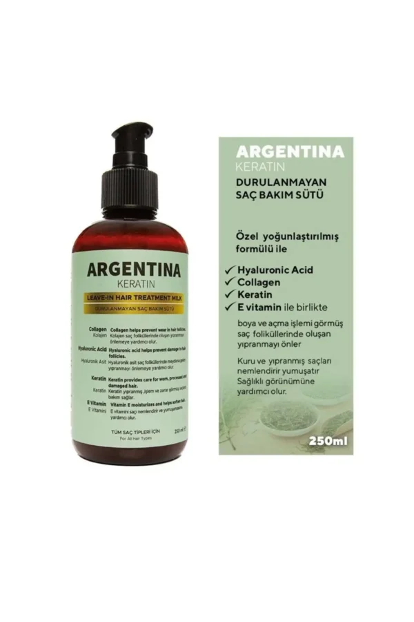 ست مراقبت از مو با کراتین و روغن آرگان آرژانتینی سه عددی - 8946