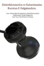 سشوار مخصوص موهای فر Hrs-530 و ویگو موج‌دارکننده 1000 وات - سیاه - 9230