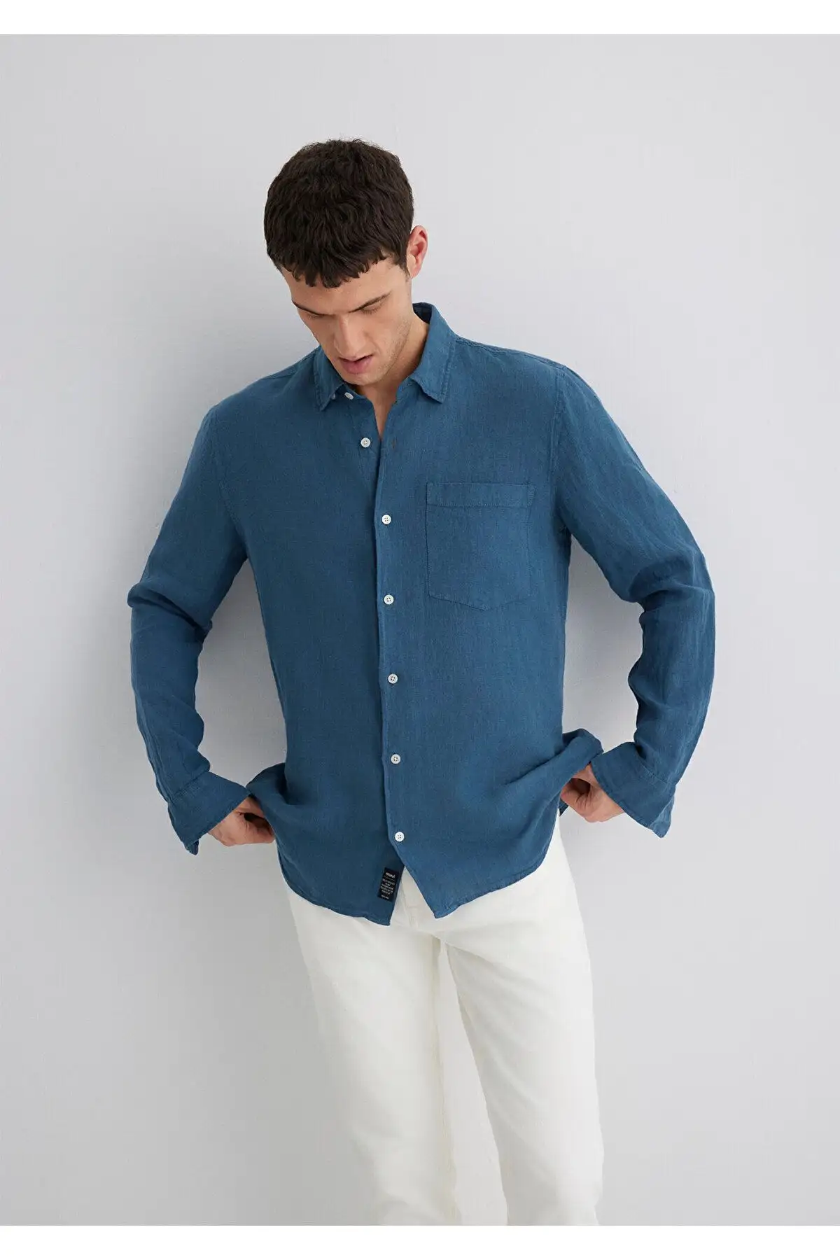 پیراهن کتان فیت معمولی / برش معمولی ۰۲۱۱۴۷۲-۸۹۷۹۸ - 8870 پیراهن کتان فیت معمولی / برش معمولی ۰۲۱۱۴۷۲-۸۹۷۹۸ - 8870