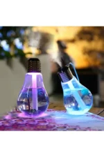 عطر اتاقی لامپ رنگی، مرطوب‌کننده هوا با نور LED، دستگاه بخار ساز اتاق، ابزار مرطوب‌کننده اتاق - 8421