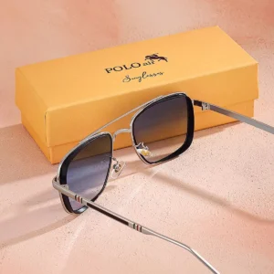 عینک آفتابی مردانه PLG-2093C3 با محافظت UV400 و فریم فلزی، رنگ بدنه آبی - 8453
