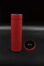 ترموس نسل جدید با نشانگر دما دیجیتال LED و عایق اضافی از جنس استیل ضد زنگ با کیفیت بالا - 9165