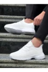 کفش ورزشی روزمره مردانه سفید - 9481