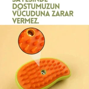 مسواک شستشوی گربه و سگ با بخار، نرمی سیلیکونی - 8652