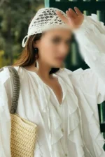 کت shirt فریبریل روزا، رنگ اکرو - 9206