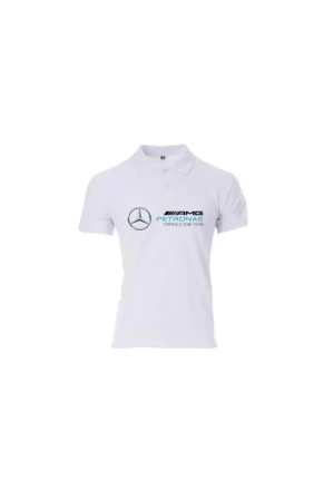 تی‌شرت یقه‌دار با طرح مرسدس AMG پتروماس - 8570