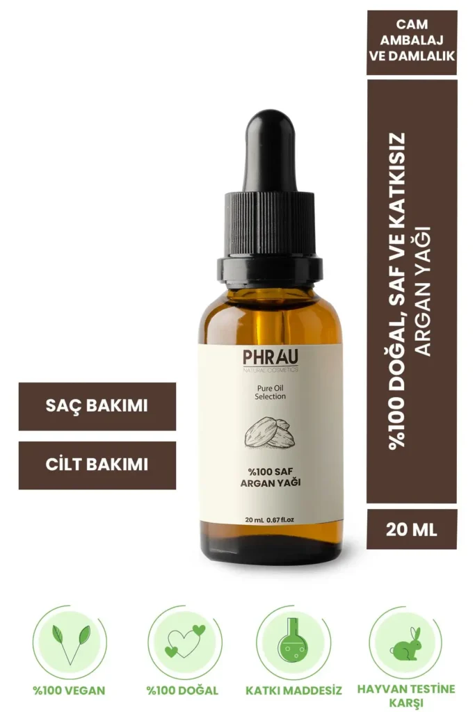 روغن آرگان 100٪ خالص و طبیعی 20 میلی لیتر - 8952