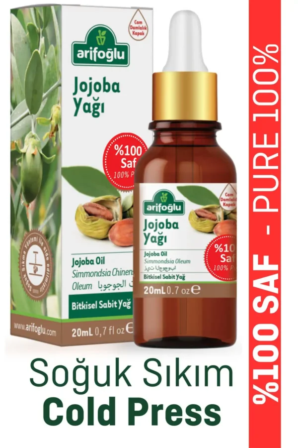 روغن جوجوبا - 100% خالص و طبیعی - 20 میلی لیتر - 8934