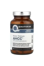 کینوکوشی پلاتینیوم AHCC، با آلفا-گلوکان‌های استیل شده، 60 کپسول