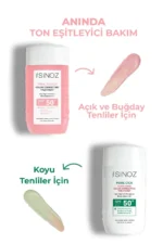 کرم ضد آفتاب مرطوب‌کننده و اصلاح‌کننده رنگ فوری صورتی با SPF50 - 9057