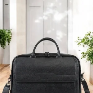 کیف لپ‌تاپ و مدارک زنانه و مردانه مدل لوکس چرم طبیعی سایز ۱۴ و ۱۵.۶ اینچ - 9696