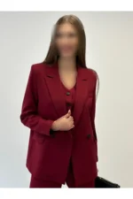 کت و یقه، شلوار پالوکو، ست سه‌تکه لباس رسمی - 9302