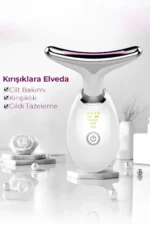 دستگاه ماساژ گردن و صورت – با نور LED، جریان میکرو EMS، گرمکن و ویبره - 8410