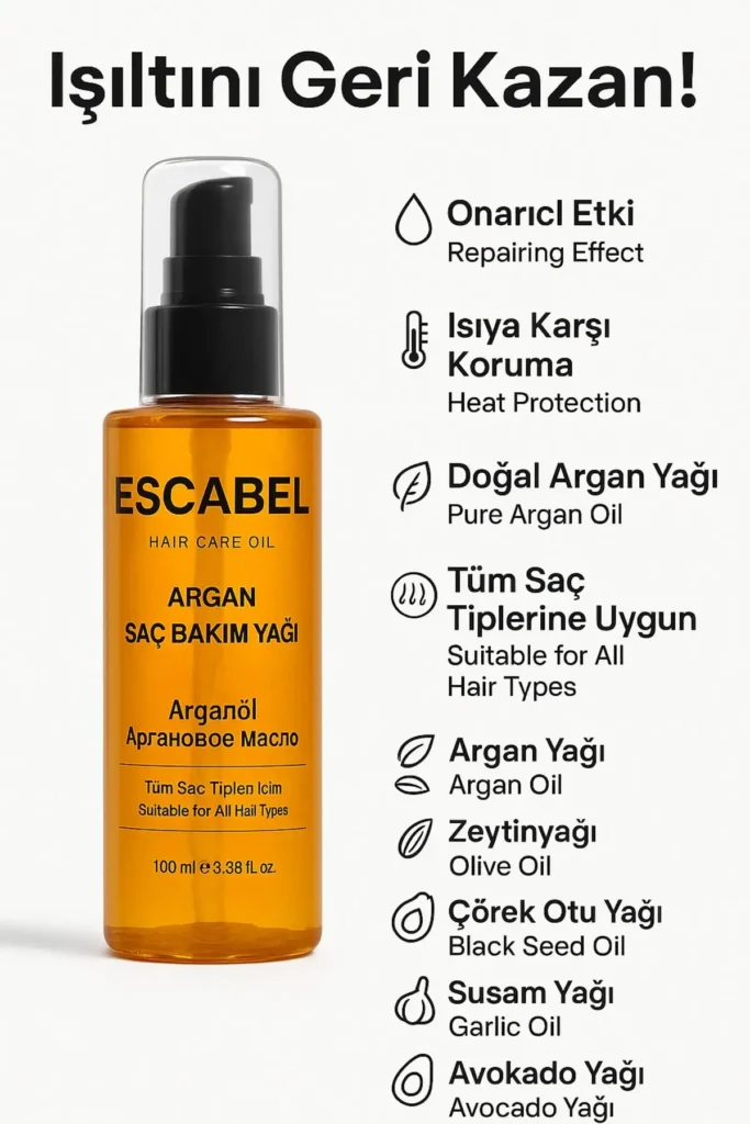 روغن مراقبت مو آرگان 100 میلی لیتر - 8940