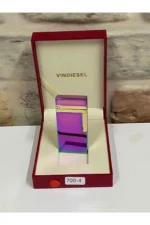 خودکارت فندک شخصی رنگ زرد رنگین کمان - 9616