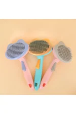 شانه حیوان خانگی با دسته و گوشه‌دار - 8649